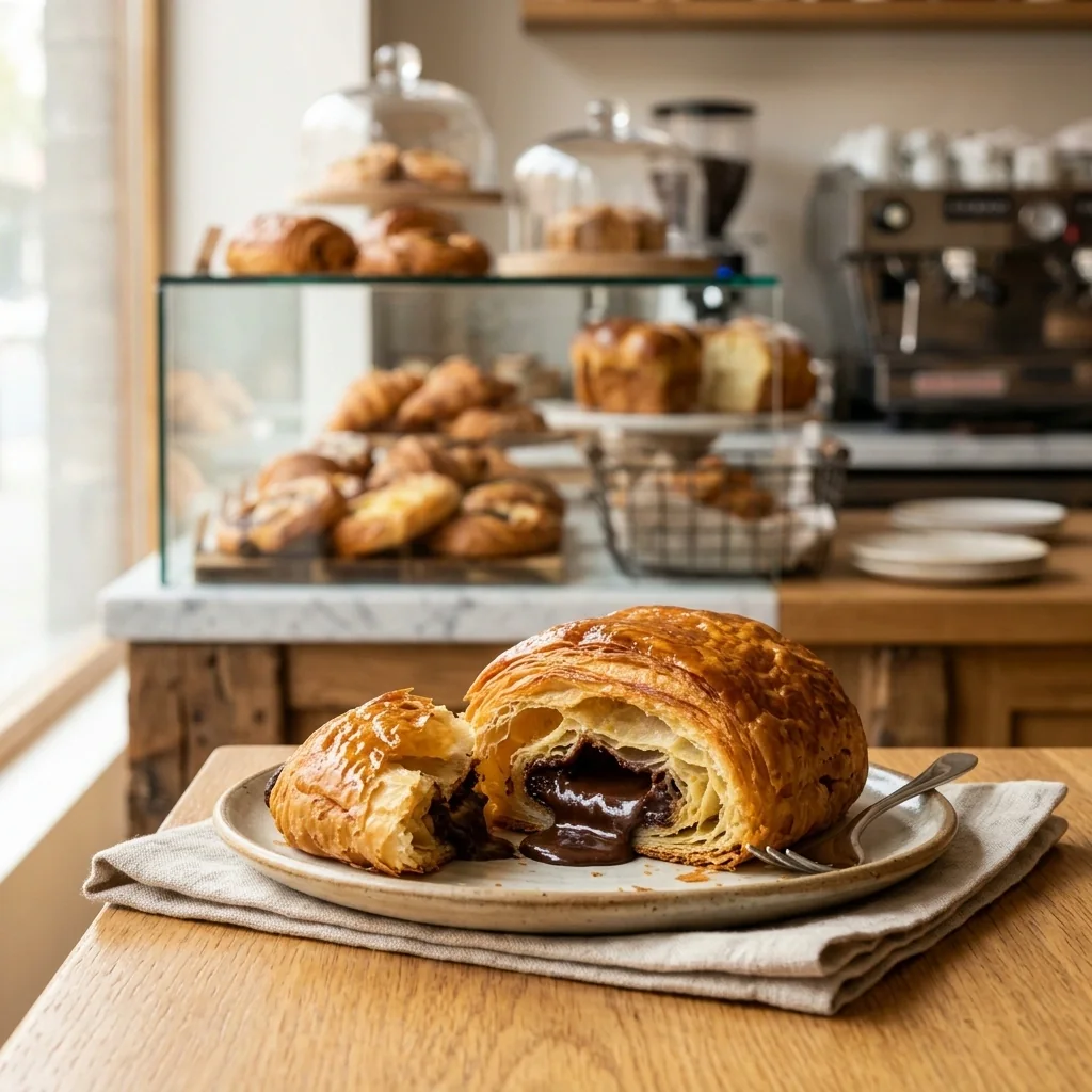 Fresh pain au chocolat