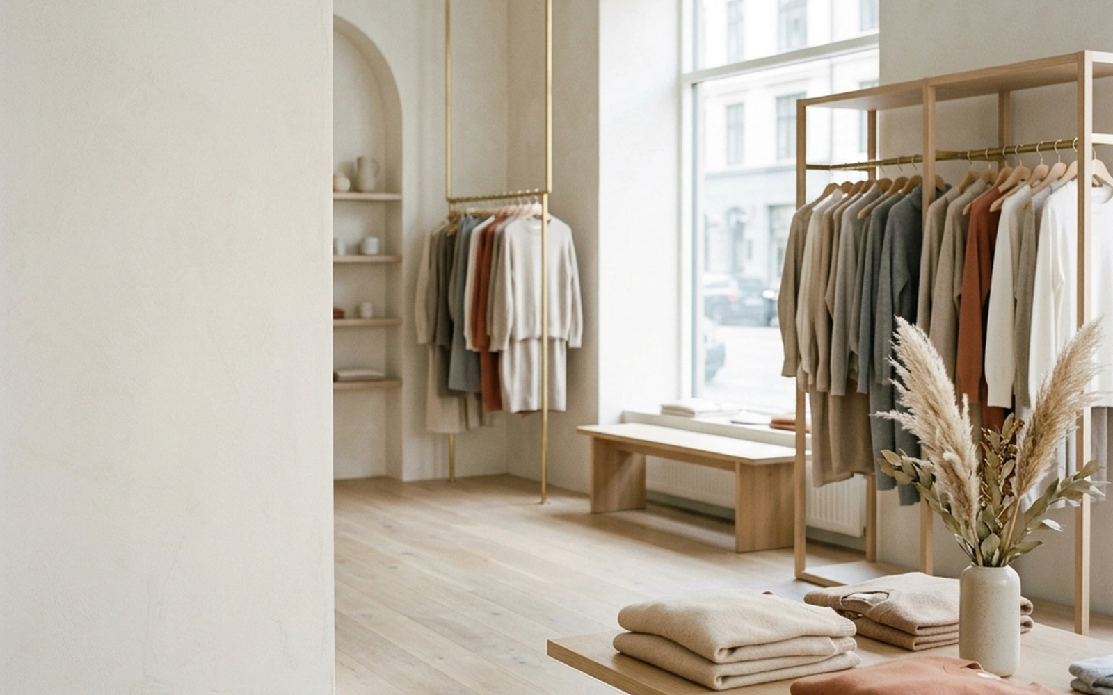 The pared-back interior of Atelier Nord
